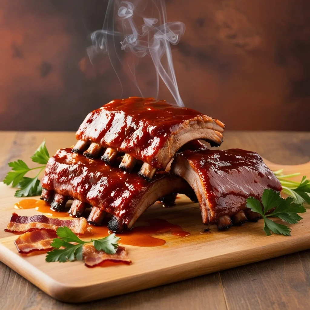 Smoked beef back ribs