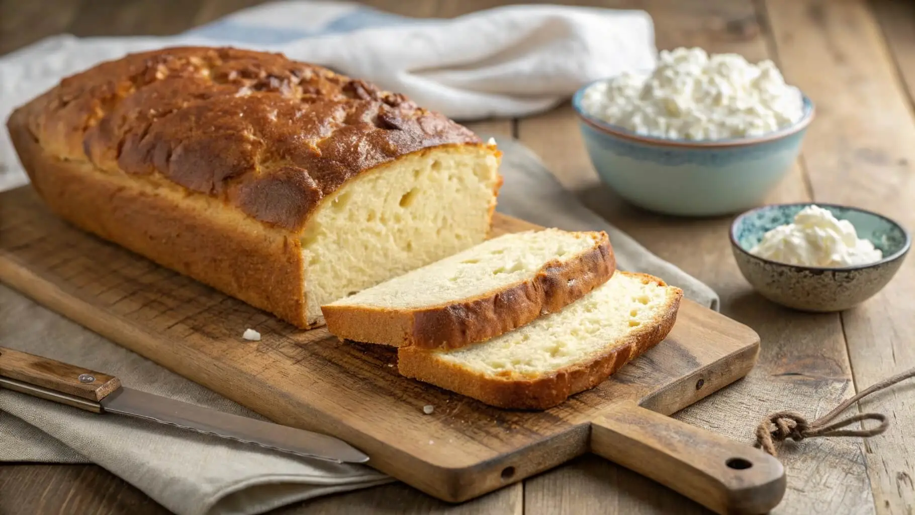 Homemade Cottage Cheese Bread – Soft, Protein-Packed Loaf