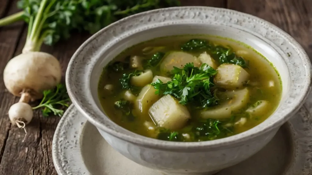 Easy Turnip Green Soup