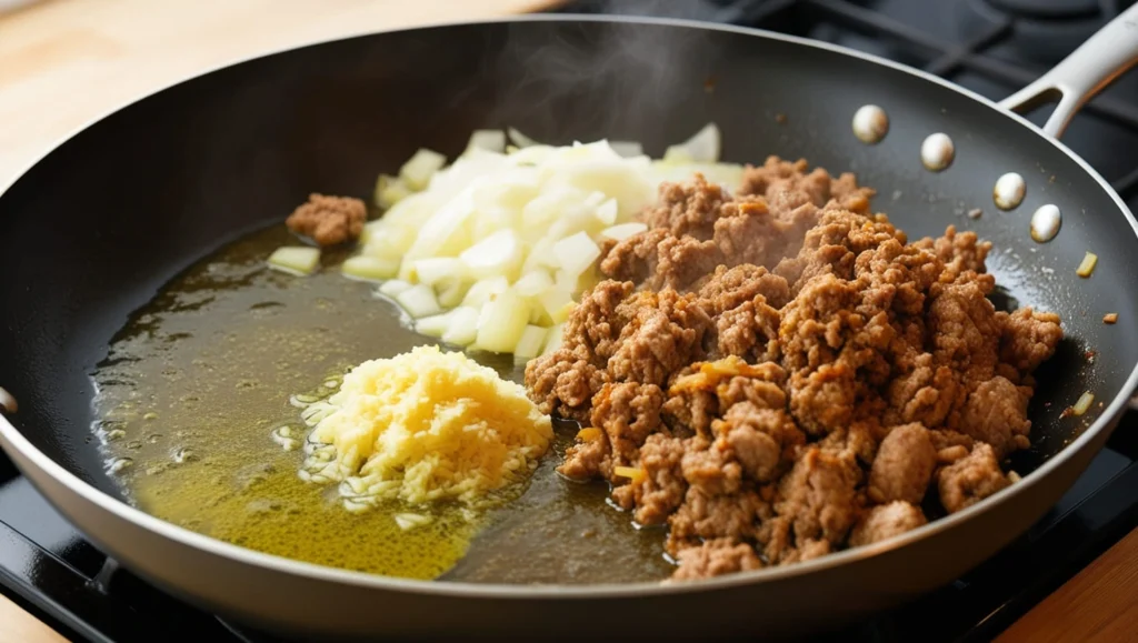 Ground turkey spaghetti