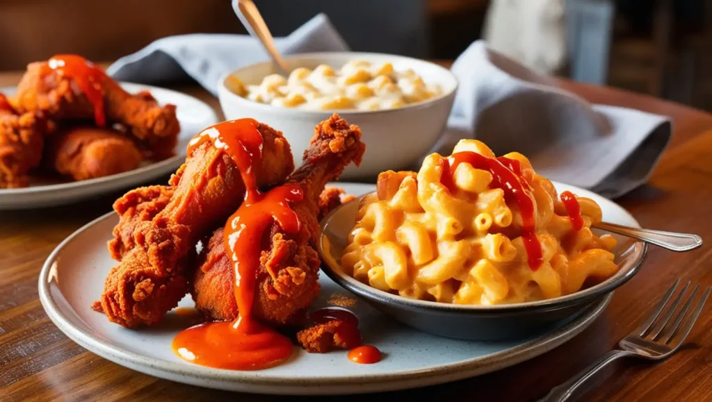 Nashville Chicken with Mac n Cheese