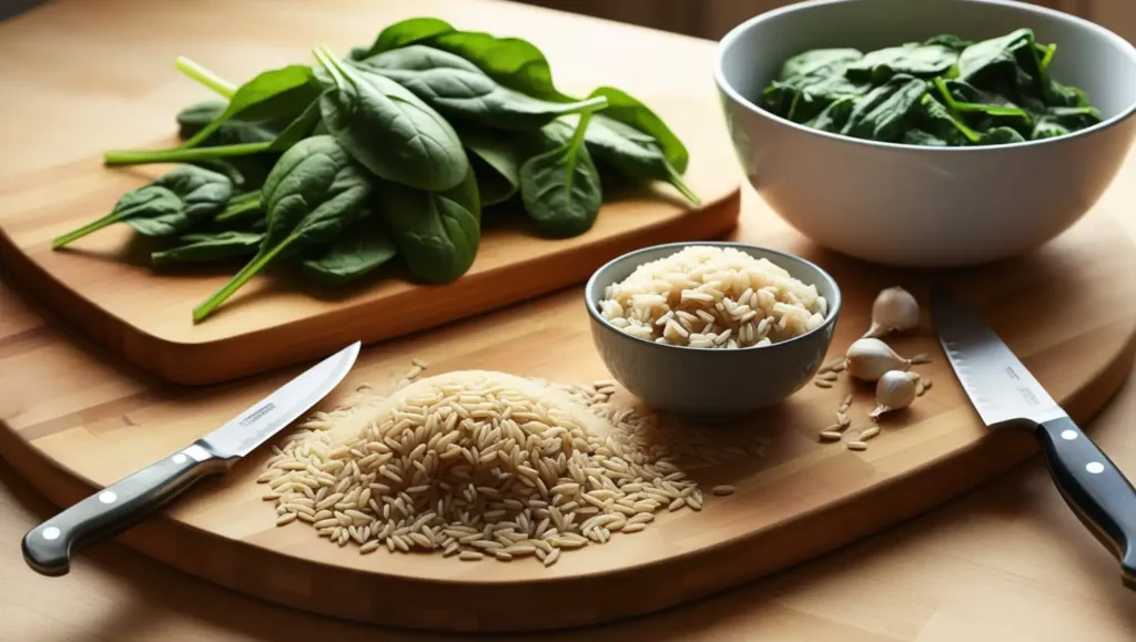 arborio spinach rice soup recipe