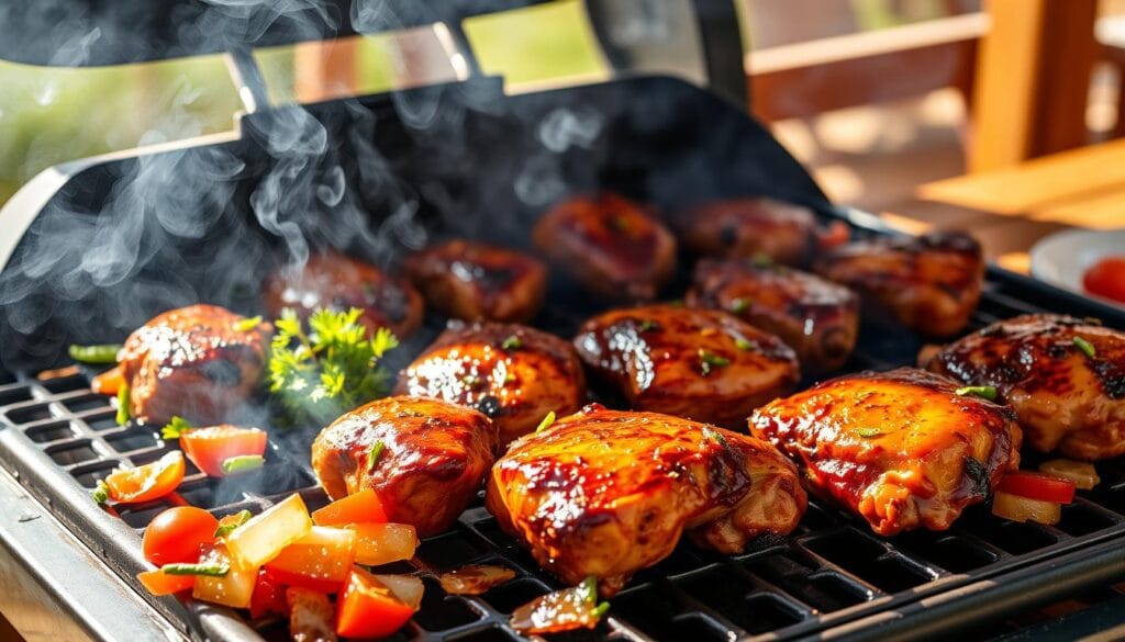 barbecue chicken thighs