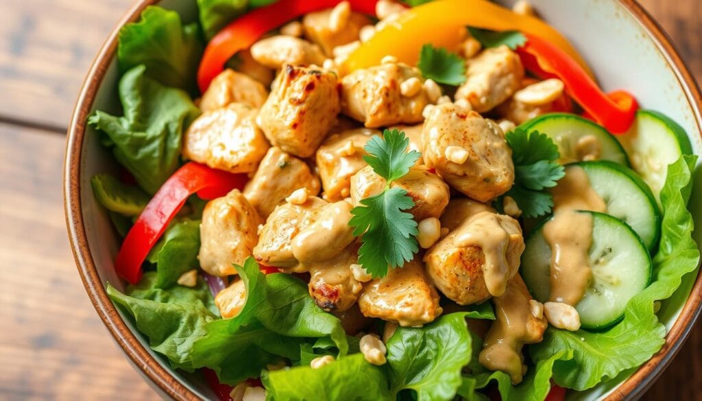 peanut butter chicken salad