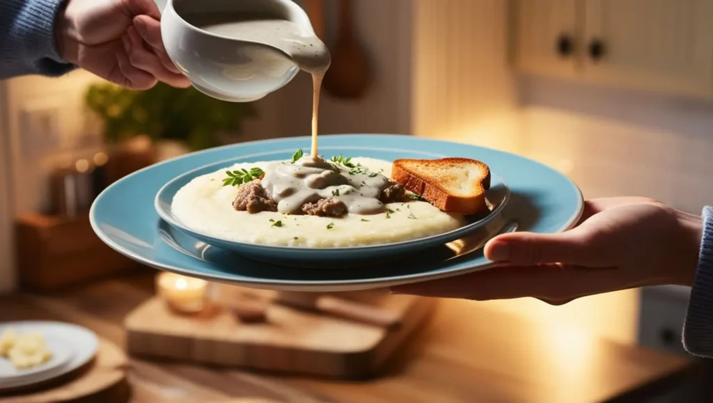 recipes with leftover sausage gravy and grits