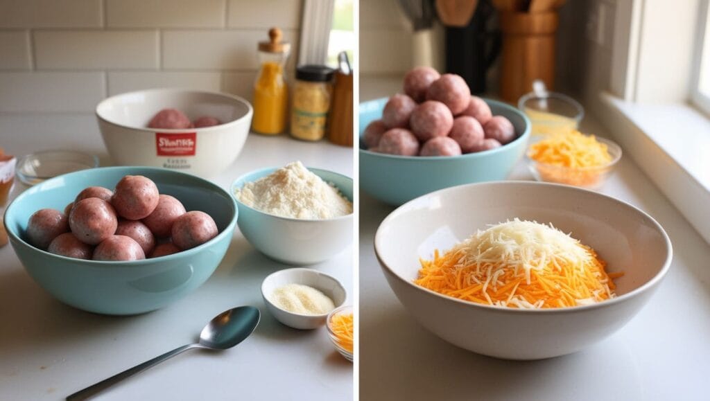 sausage balls with pancake mix