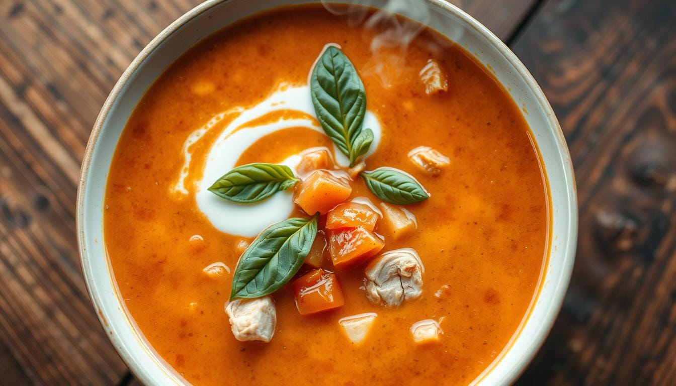 smoky chicken tomato bisque recipe