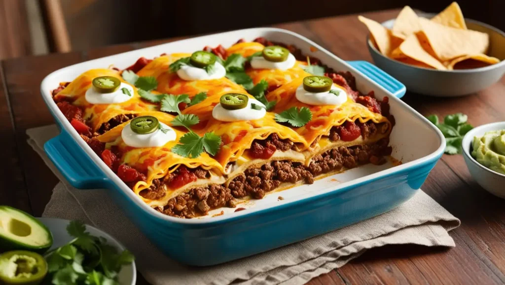 taco lasagna recipe