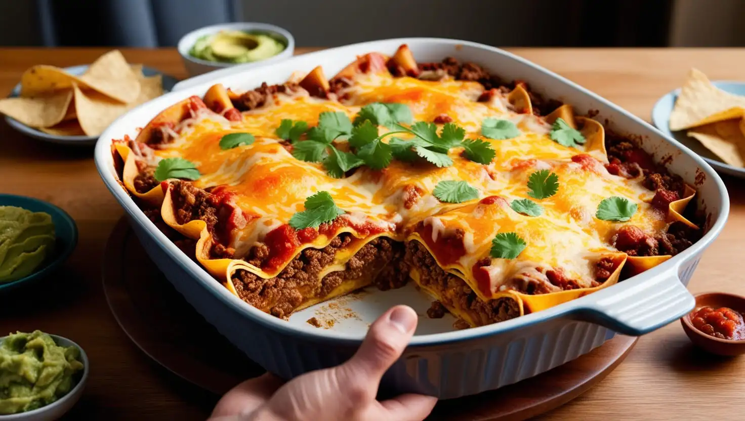 taco lasagna recipe