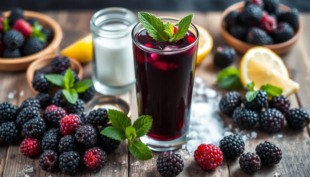 Blackberry juice ingredients