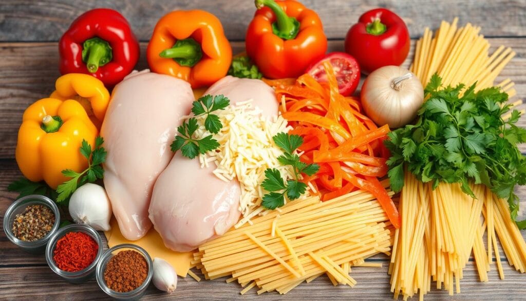 Monterey Chicken Spaghetti Ingredients