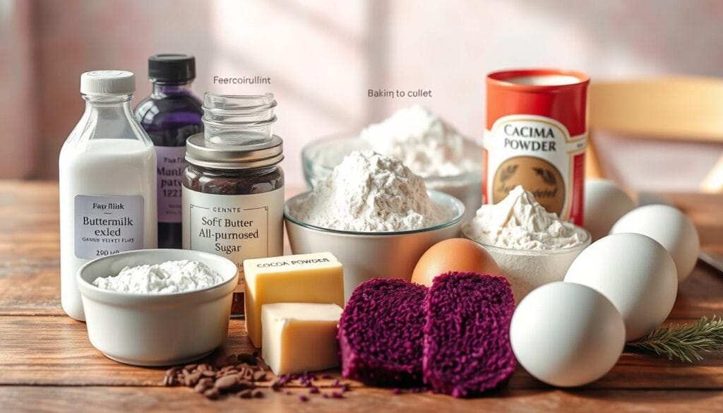 Purple Velvet Cake Ingredients