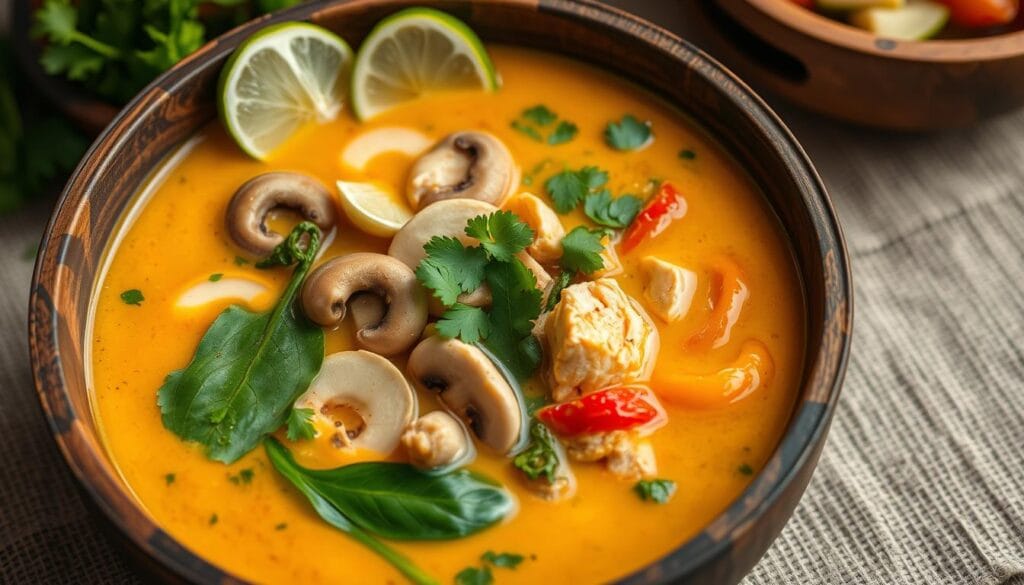 Thai Coconut Curry Soup