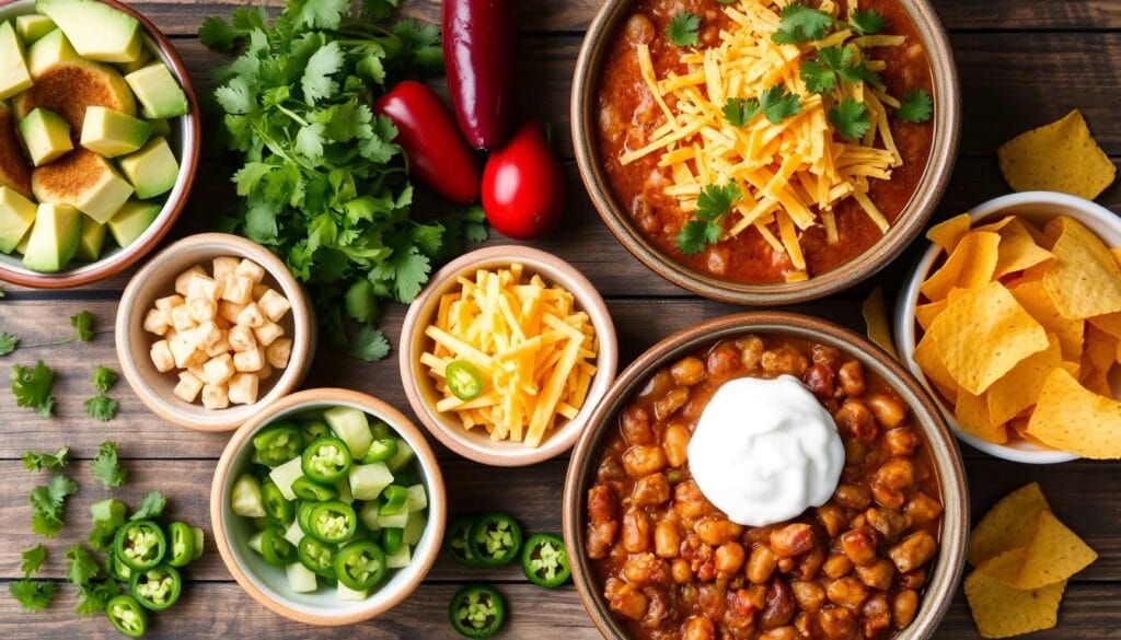 Turkey Chili Toppings