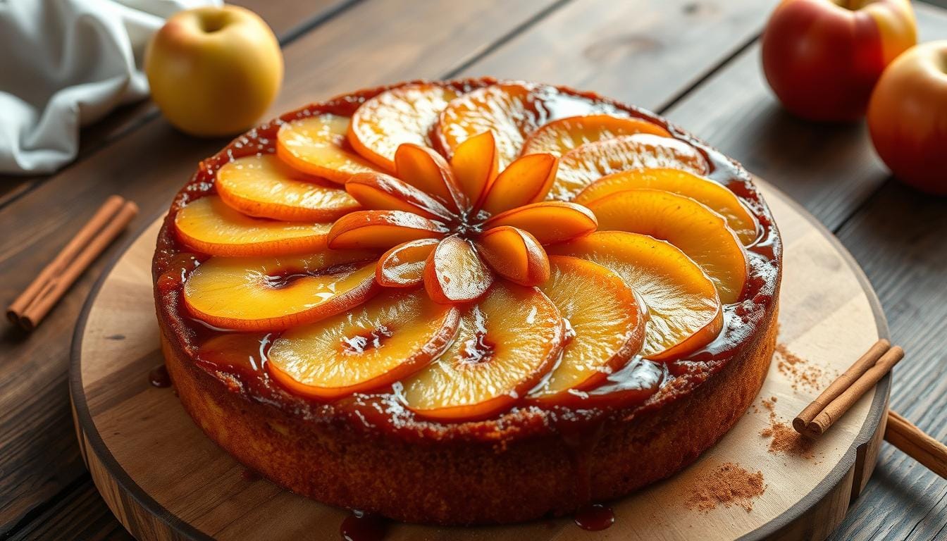 Vegan Upside Down Apple Cake Recipe