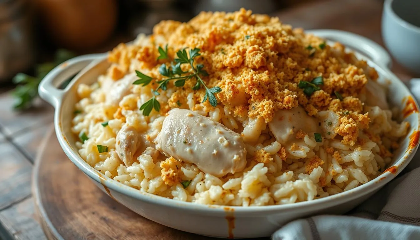 angel chicken rice casserole