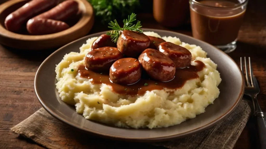 brown gravy smoked sausage recipe