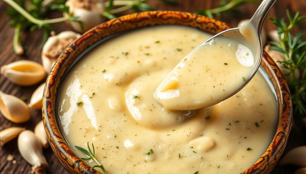 creamy garlic sauce