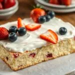 easy kefir sheet cake description