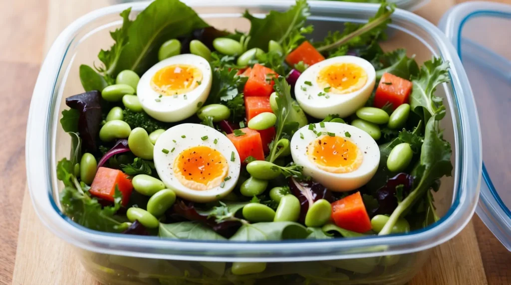 edamame egg recipes salad