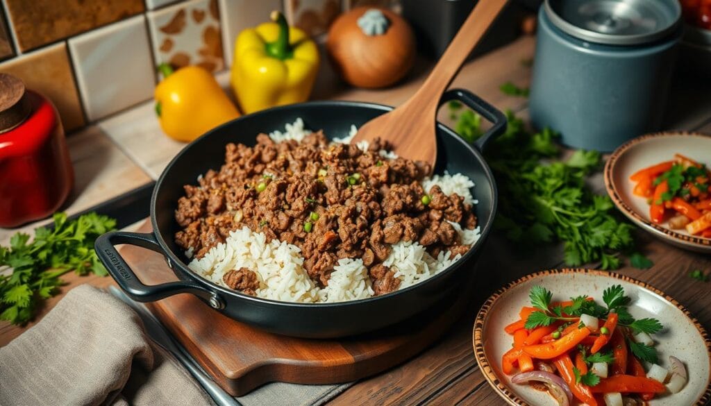 ground beef and rice recipes