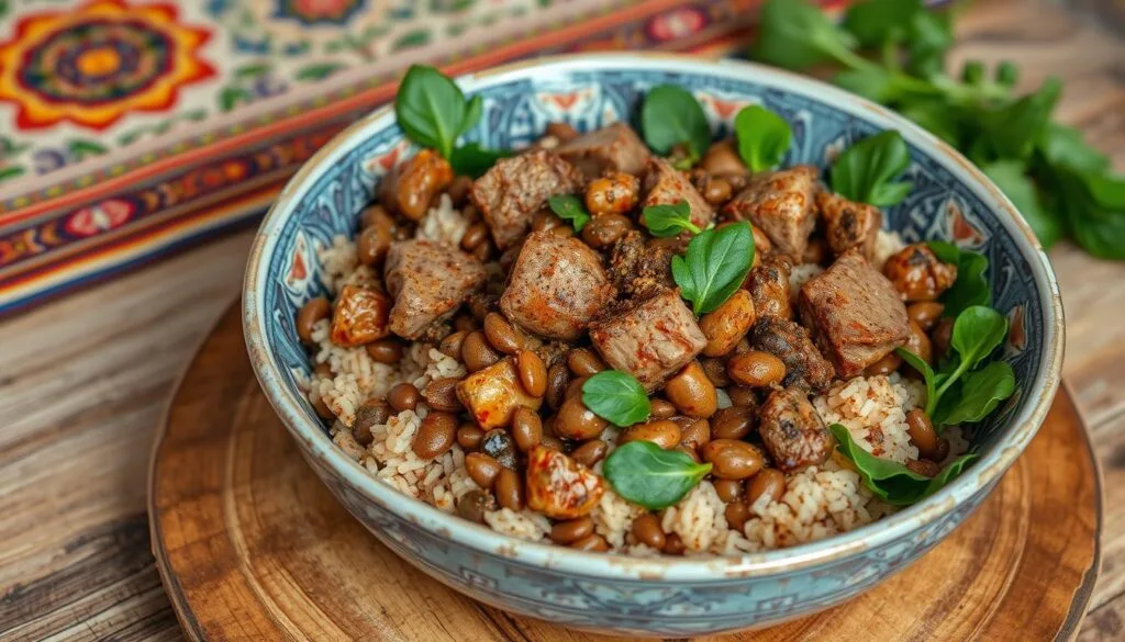 lebanese lentils and rice