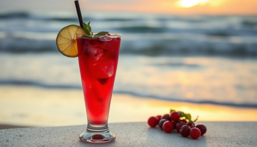 malibu rum and cranberry juice drinks