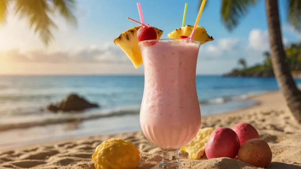 pink flamingo pina colada