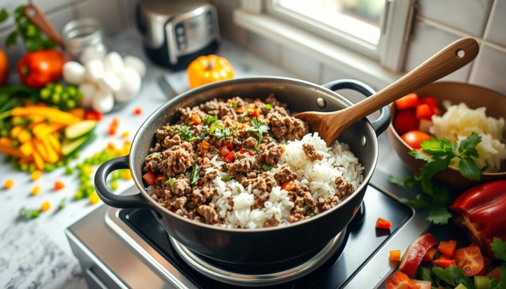 simple ground beef and rice recipes