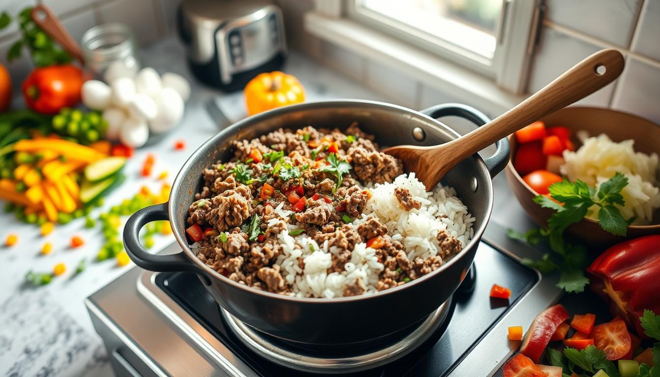 simple ground beef and rice recipes