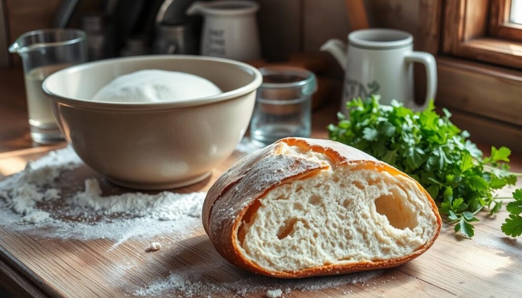 sourdough bread preparation