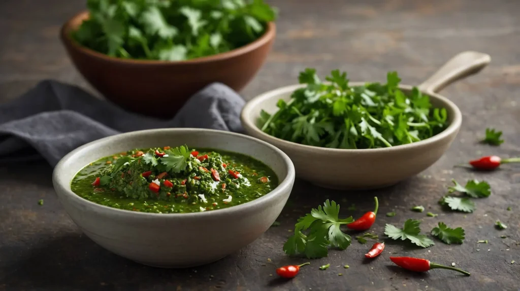 tomato halves chimichurri recipe for pizza