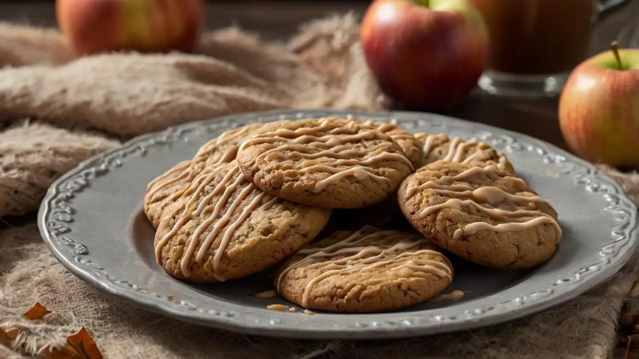 Apple Pie Snickerdoodle Cookies Freshly Baked