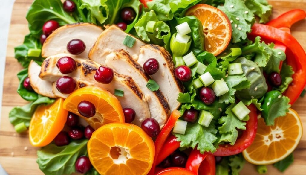 Asian Chicken Cranberry Salad Ingredients