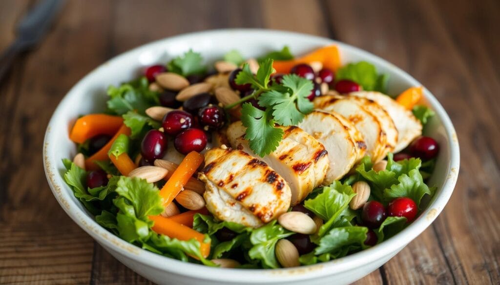 Asian Cranberry Chicken Salad