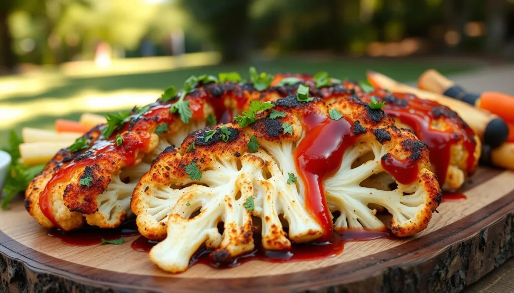 BBQ Roasted Cauliflower Steaks