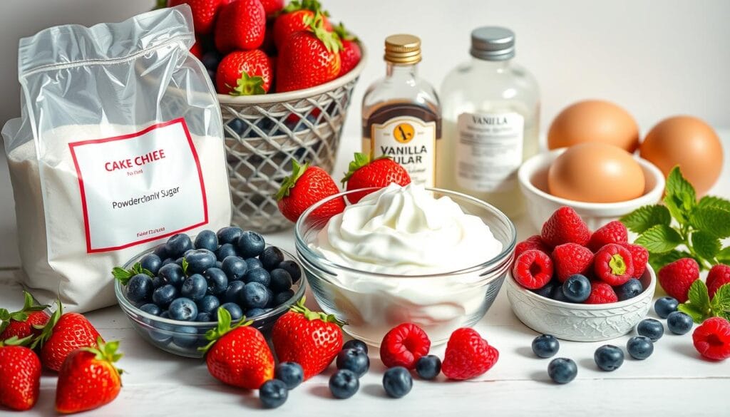 Berry Chantilly Cake Ingredients