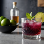 Blackberry Margarita Smash Cocktail