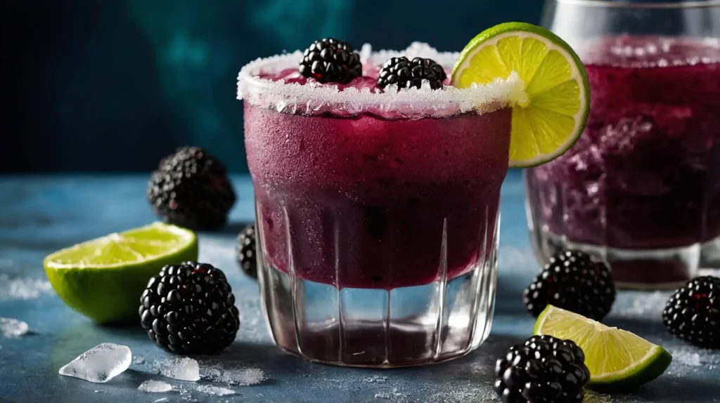 Frozen Blackberry Margarita Smash Variation