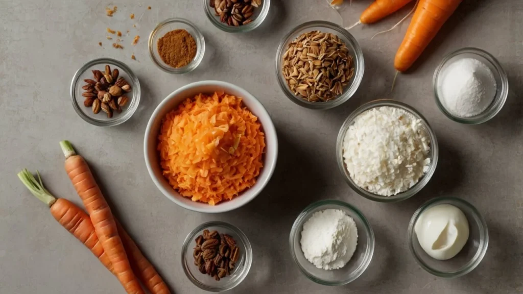 Ingredients for the Perfect Carrot Mug Cake