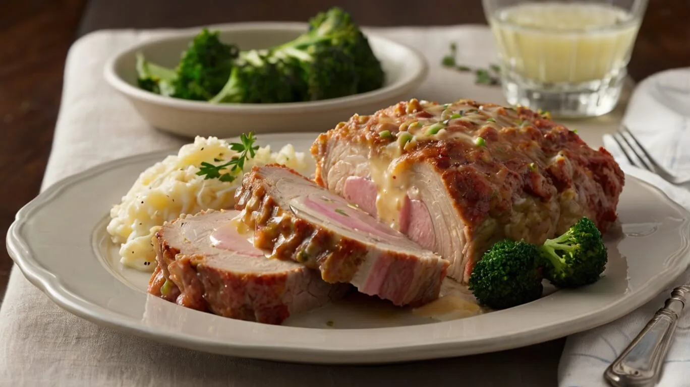 Chicken Cordon Bleu Meatloaf