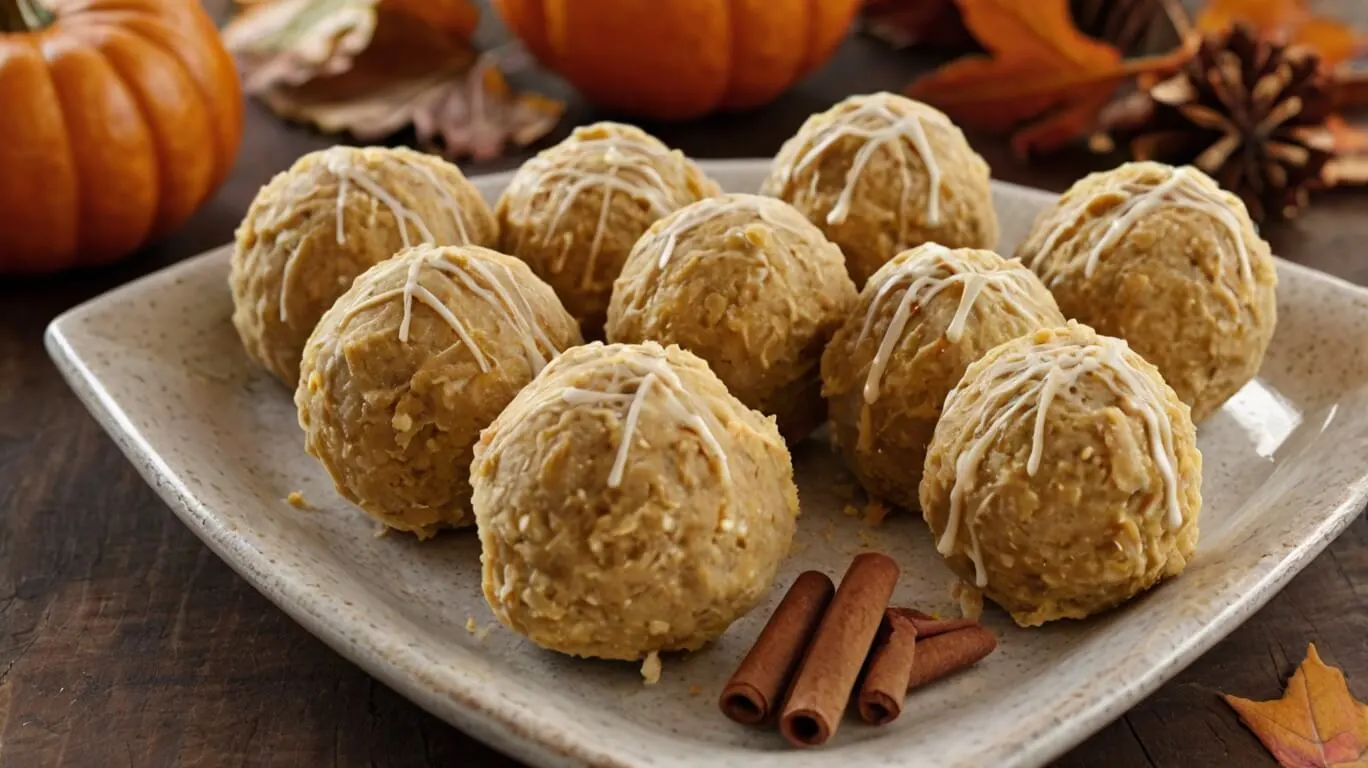 pumpkin cheesecake no bake balls