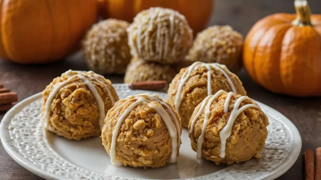 Pumpkin cheesecake truffles