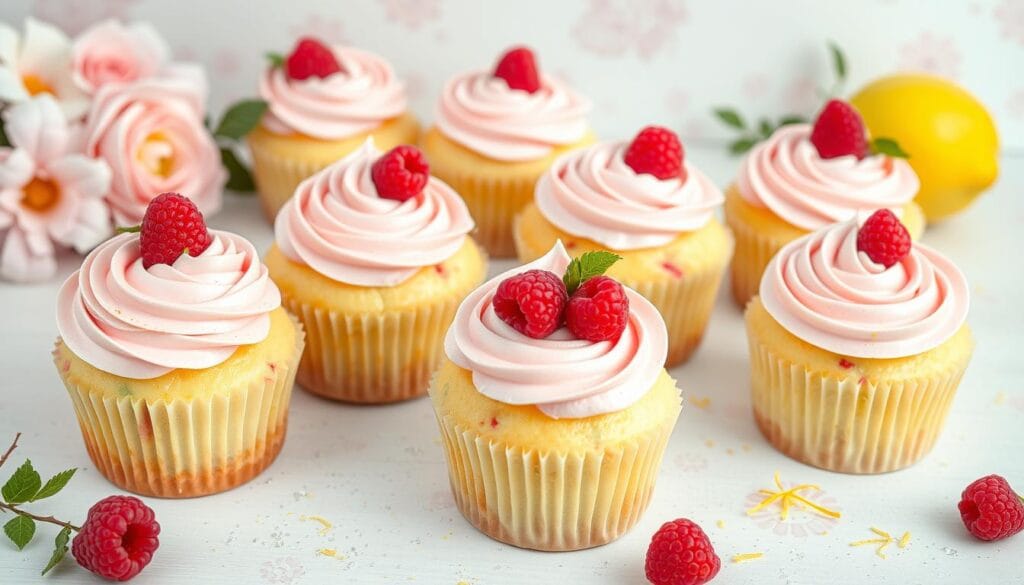 Raspberry Lemon Heaven Cupcakes