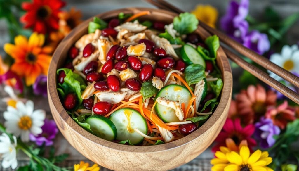 asian cranberry chicken salad