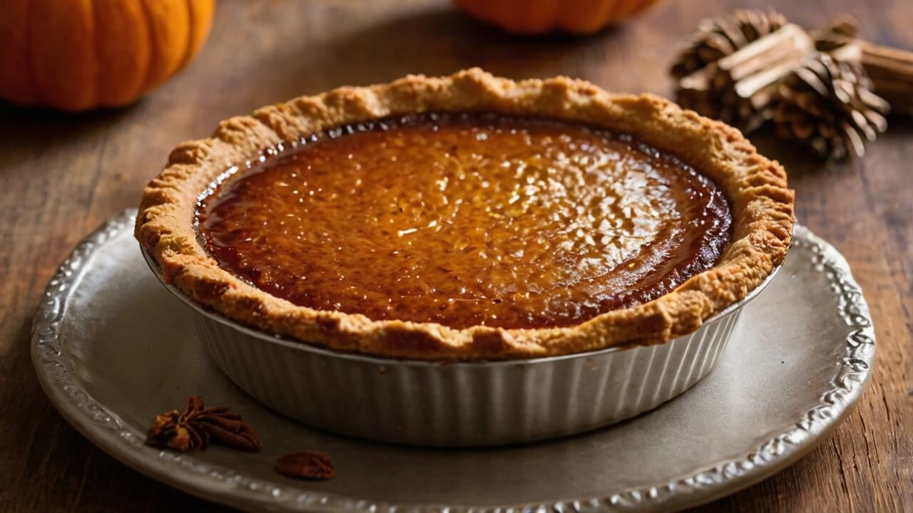 bourbon brulee pumpkin pie recipe