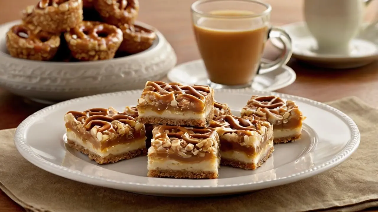 Caramel Pretzel Crack Bars - Sweet and Salty Dessert