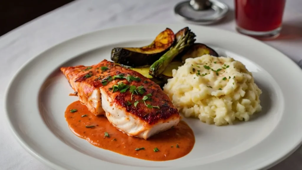 Perfect Side Dishes red snapper with creamy creole sauce