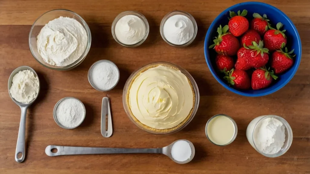 strawberry cheesecake pound cake Ingredients 