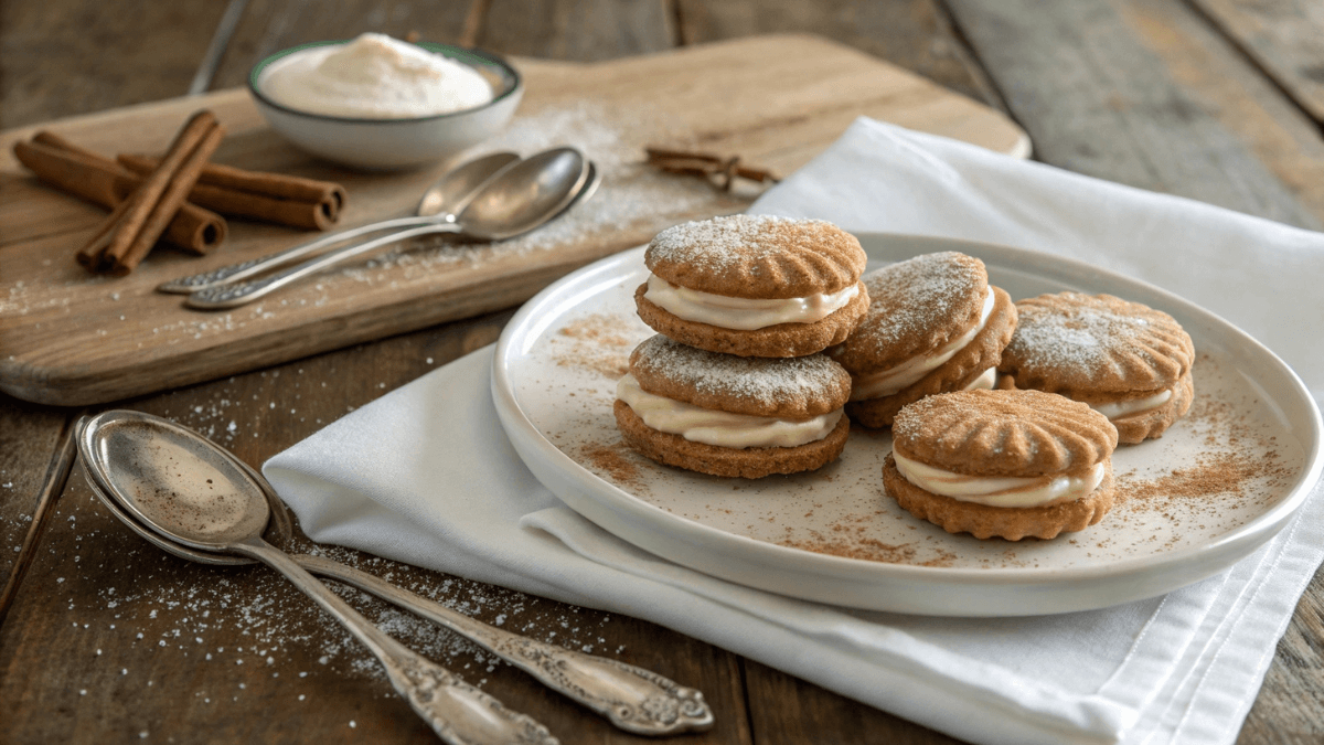 Decadent Cheesecake Stuffed Churro Cookies